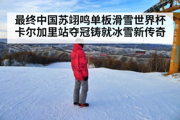 最终中国苏翊鸣单板滑雪世界杯卡尔加里站夺冠铸就冰雪新传奇